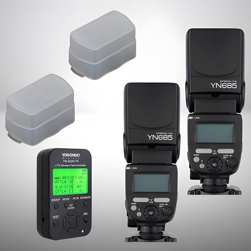 Yongnuo YN685N Nikon Uyumlu 2+1 Flaş Seti (YN622N-TX)