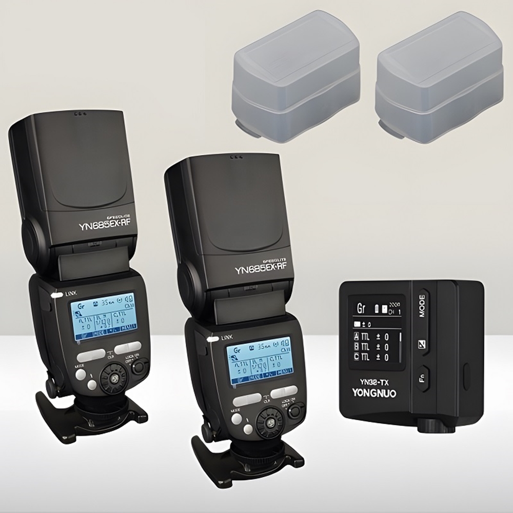 Yongnuo YN685EX-RF Sony Uyumlu 2+1 Flaş Seti (YN32-TX)