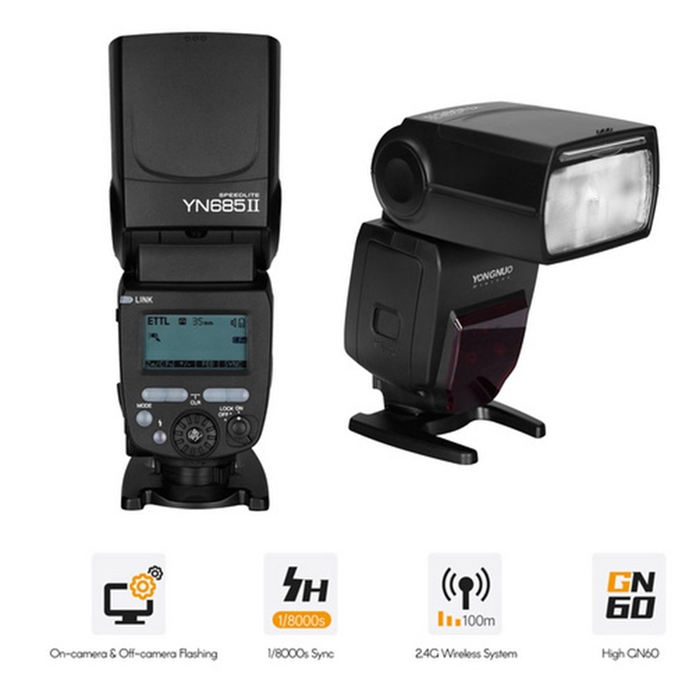 Yongnuo YN685-II C Canon Uyumlu 2+1 Flaş Seti (YN622C-TX)