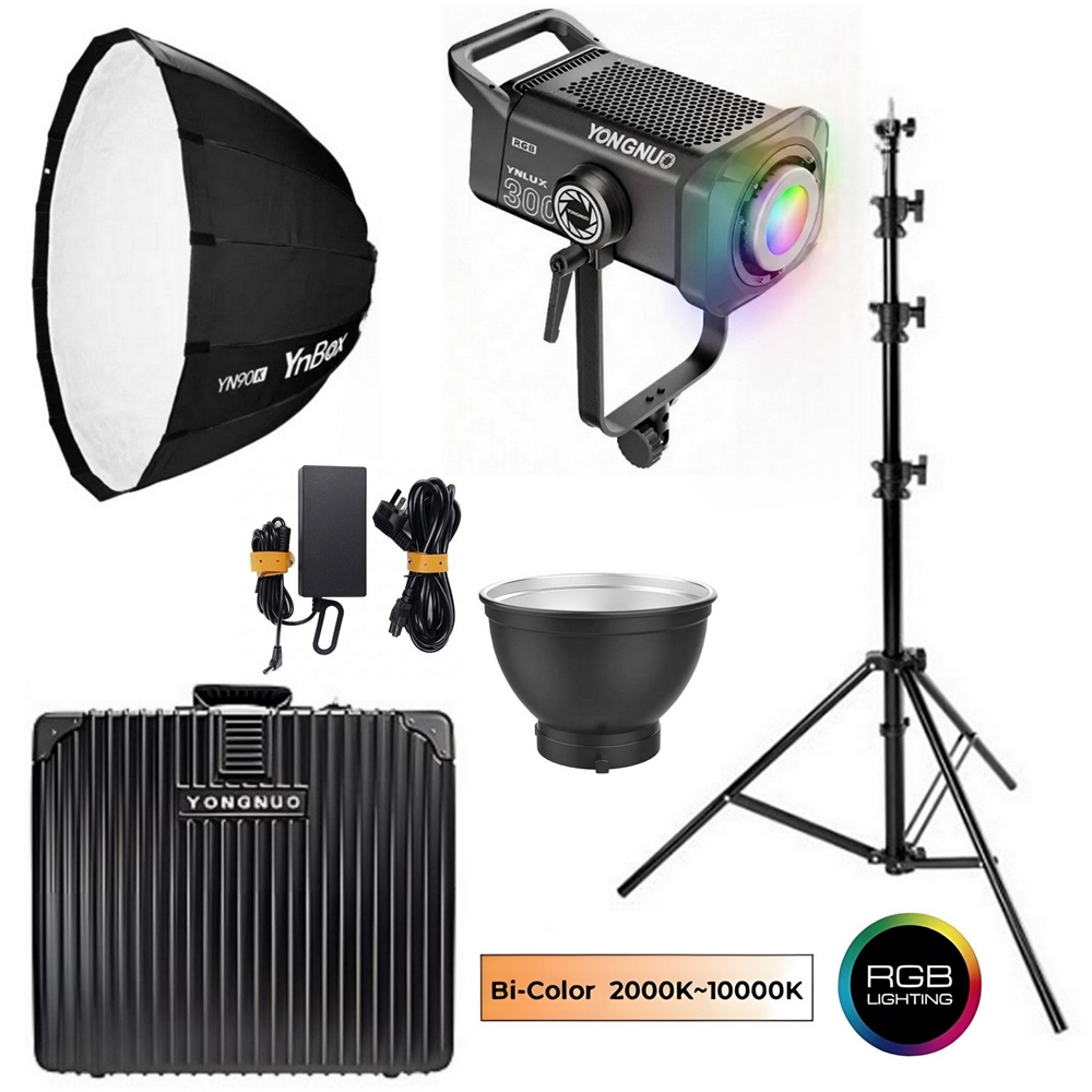 Yongnuo YNLUX300-RGB Bi-Color Led Işık Seti