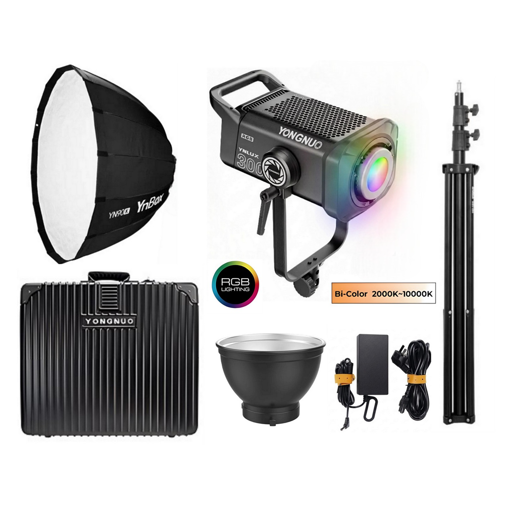 Yongnuo YNLUX300-RGB Bi-Color Led Işık Seti