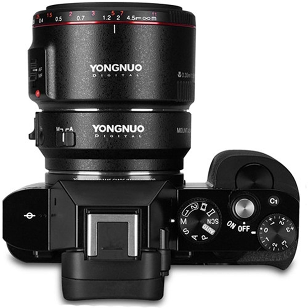 Yongnuo EF-E II Canon-Sony Uyumlu Otofokus Lens Adaptörü