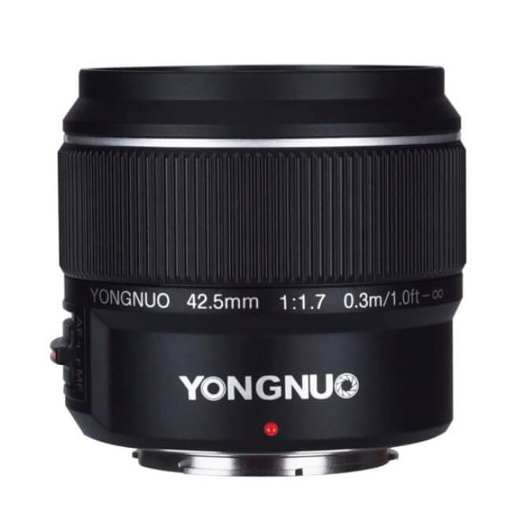 Yongnuo 42.5mm F/1.7 Micro Four Thirds Uyumlu Otofokus Prime Lens