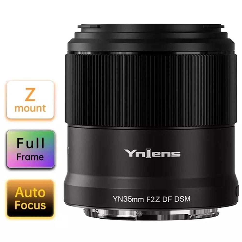 Yongnuo 35mm f/2Z DF DSM Nikon Z Mount Uyumlu Otofokus Prime Lens