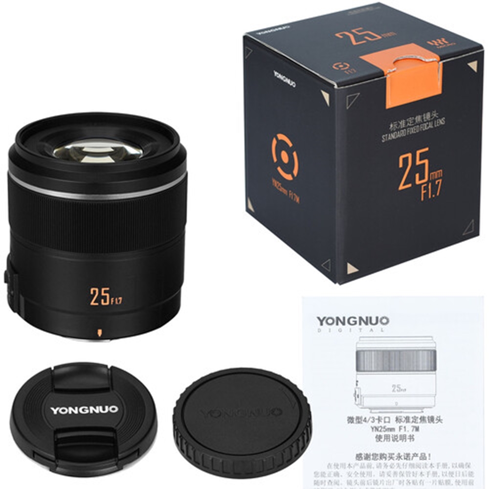 Yongnuo 25mm f/1.7 Otofokus Lens (Micro Four Thirds)