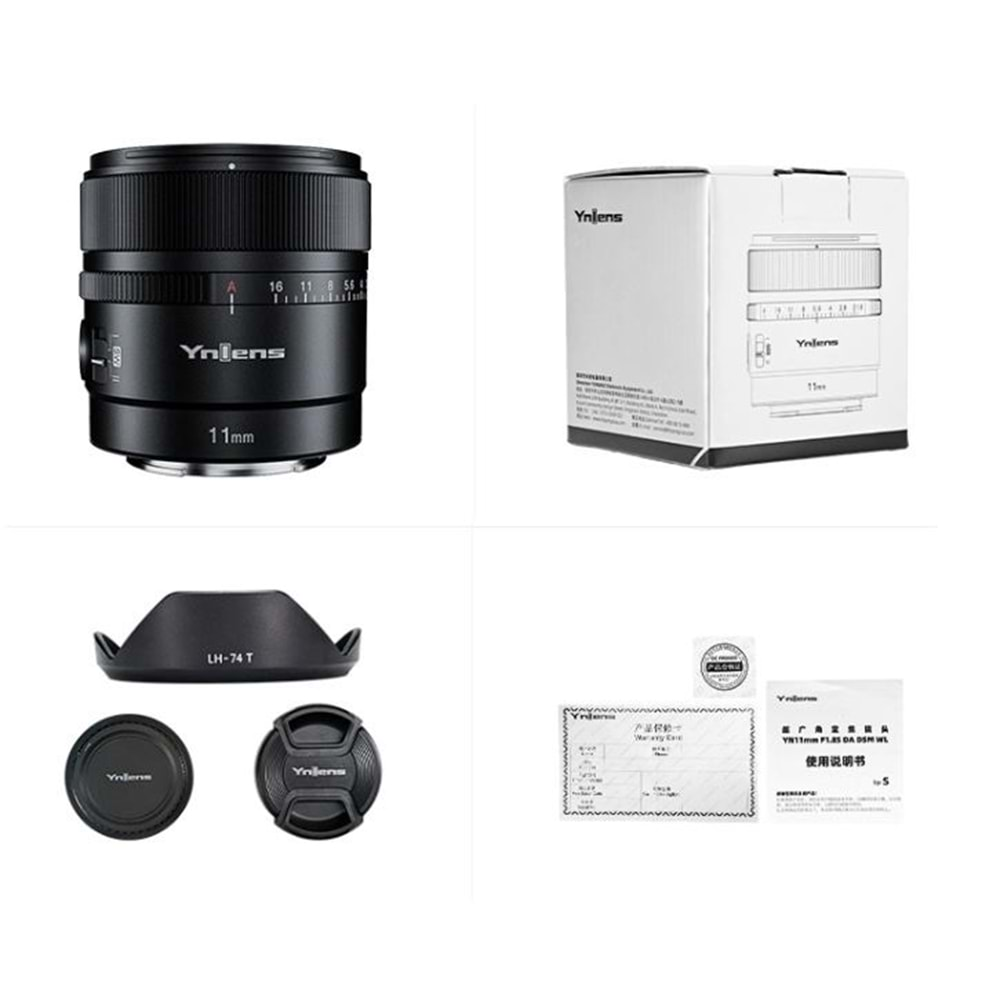 Yongnuo 11mm F/1.8S DA DSM WL Sony E-Mount Wireless APS-C Geniş Açı Lens