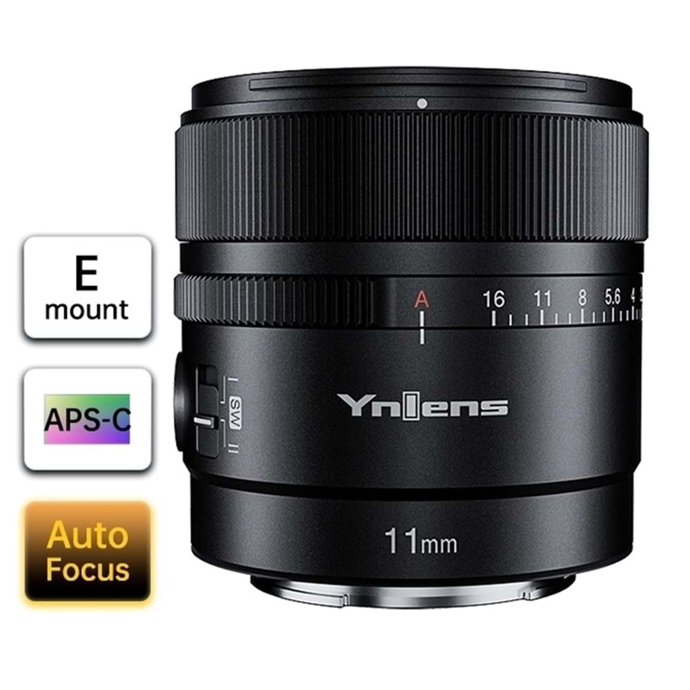 Yongnuo 11mm F/1.8S DA DSM WL Sony E-Mount Wireless APS-C Geniş Açı Lens