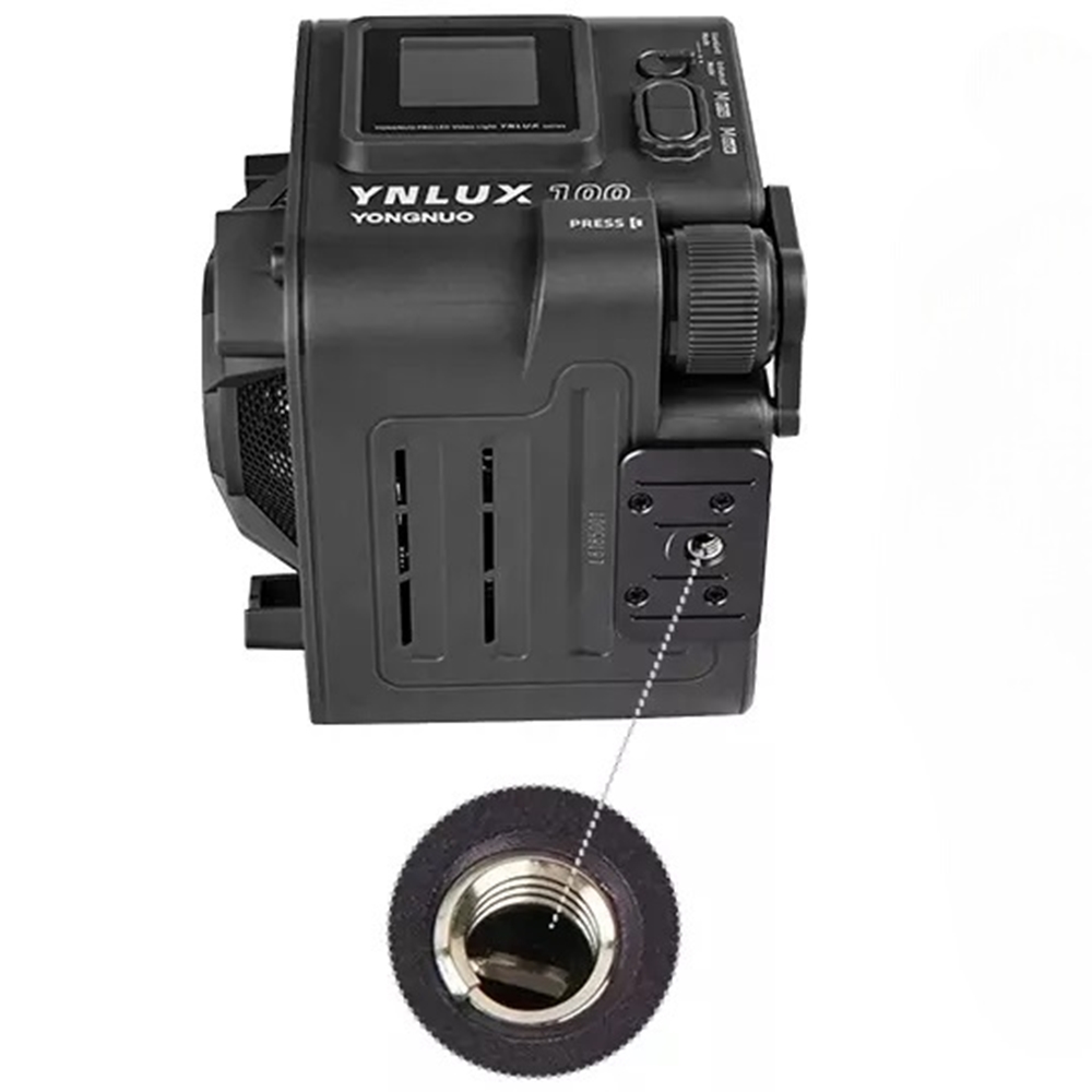 Yongnuo YNLUX100 3200-5600K Bi-Color LED Işık, Siyah Kasa (Monolight)