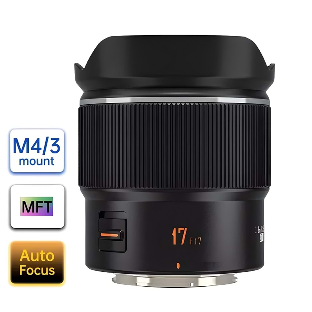 Yongnuo 17mm f/1.7 Otofokus Lens (Micro Four Thirds)