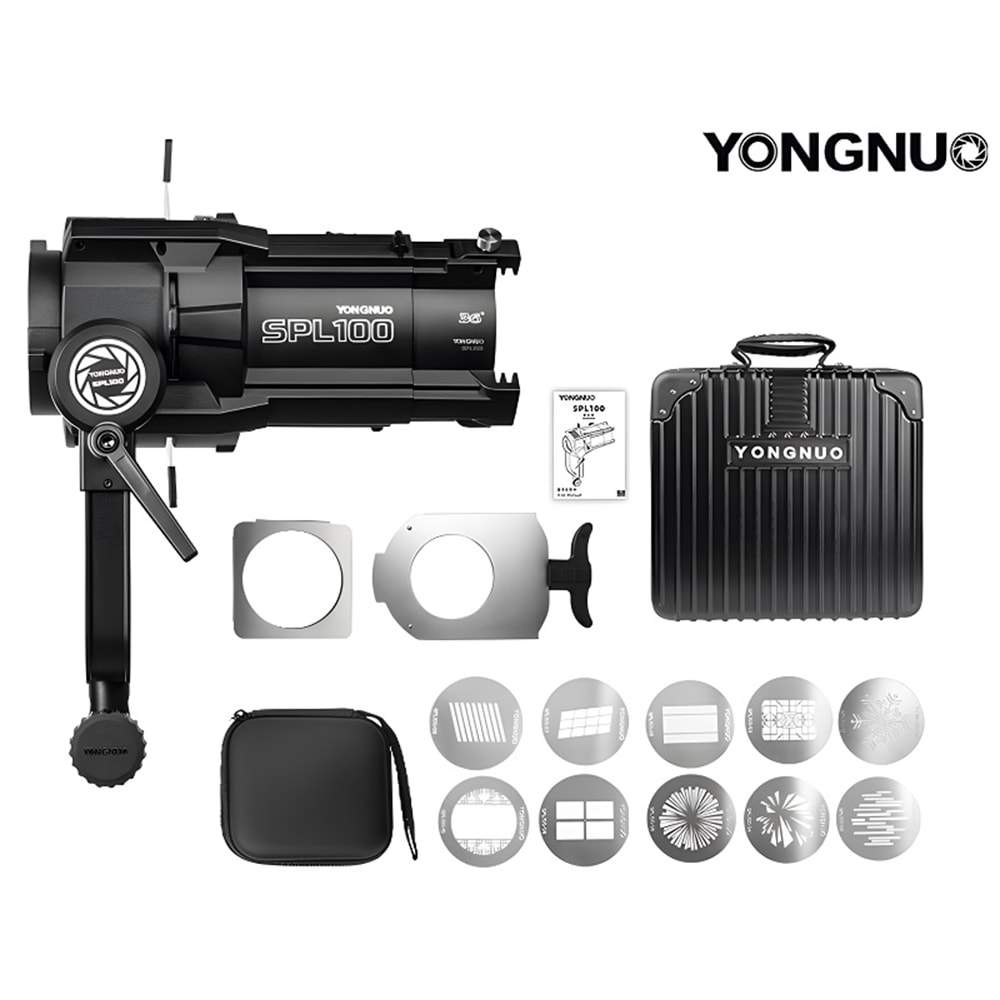 Yongnuo SPL100 Spotlight Lensli Gobo Seti