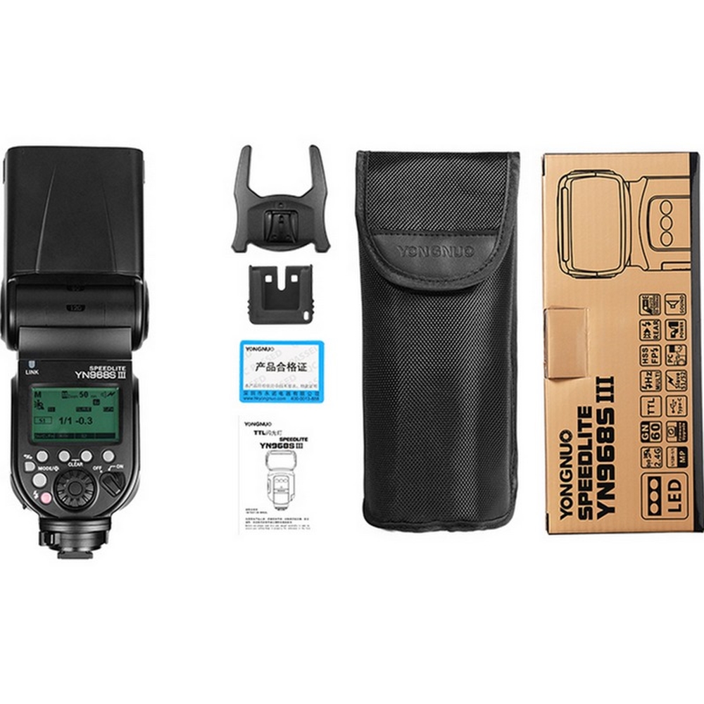 Yongnuo YN968S III Dahili Led Sony Uyumlu HSS TTL Tepe Flaşı