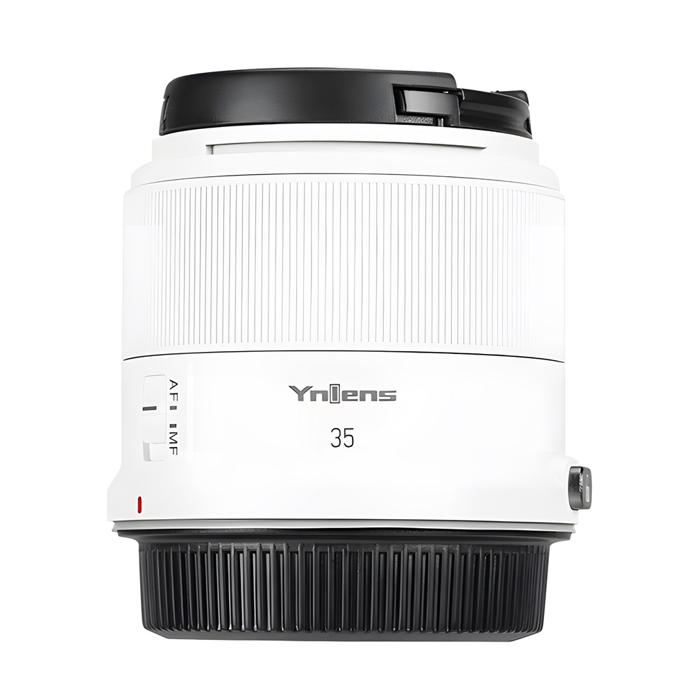 Yongnuo 35mm f/1.8R DA DSM APS-C Otofokus Lens (Canon RF) Beyaz