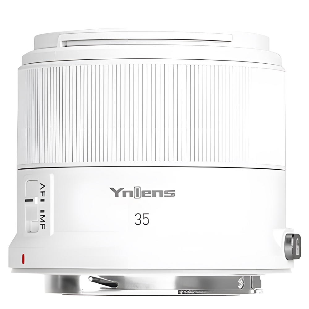Yongnuo 35mm f/1.8R DA DSM APS-C Otofokus Lens (Canon RF) Beyaz