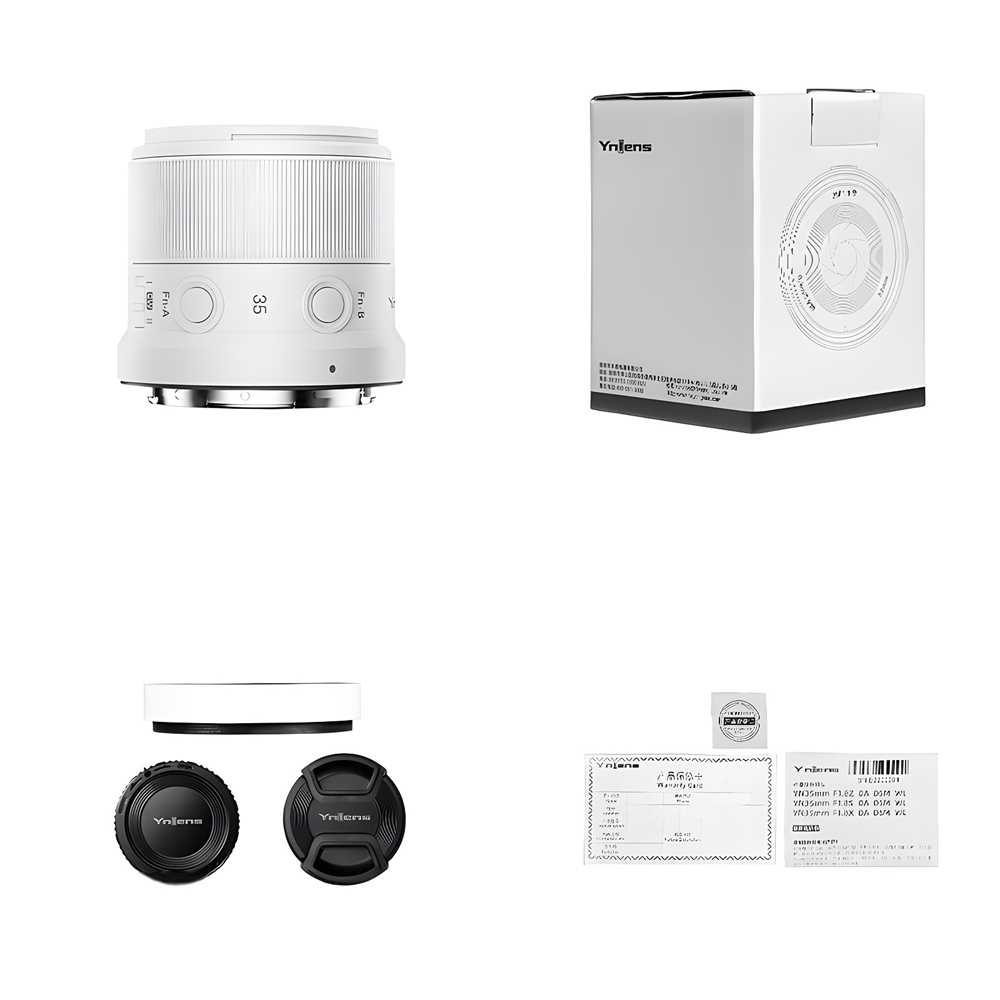 Yongnuo 35mm f/1.8Z DA DSM WL APS-C Wireless Otofokus Lens (Nikon Z) Beyaz