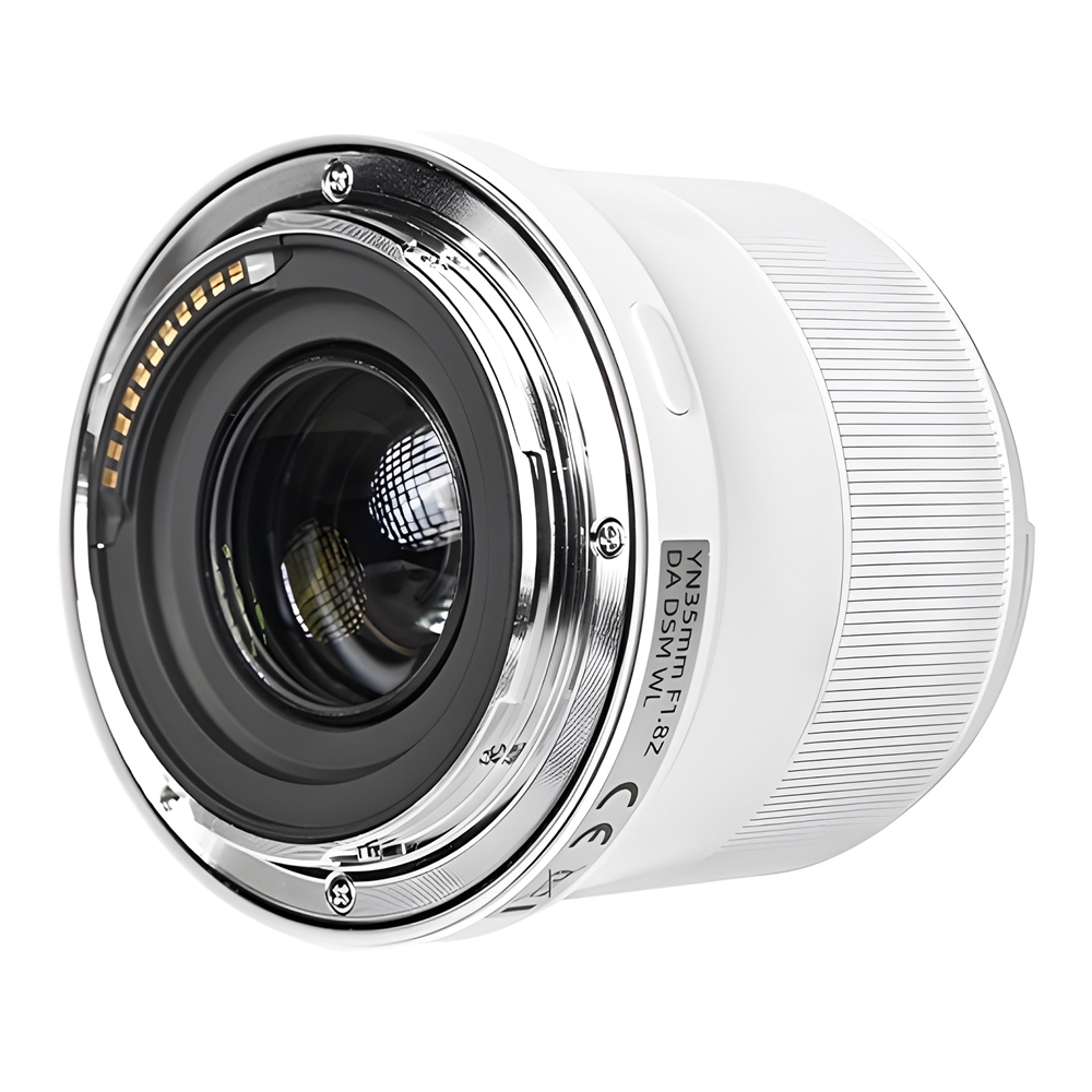 Yongnuo 35mm f/1.8Z DA DSM WL APS-C Wireless Otofokus Lens (Nikon Z) Beyaz