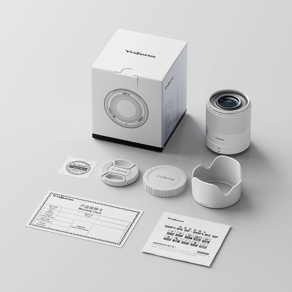 Yongnuo 50mm f/1.8Z DF Lite Full Frame Lens (Nikon Z) Beyaz