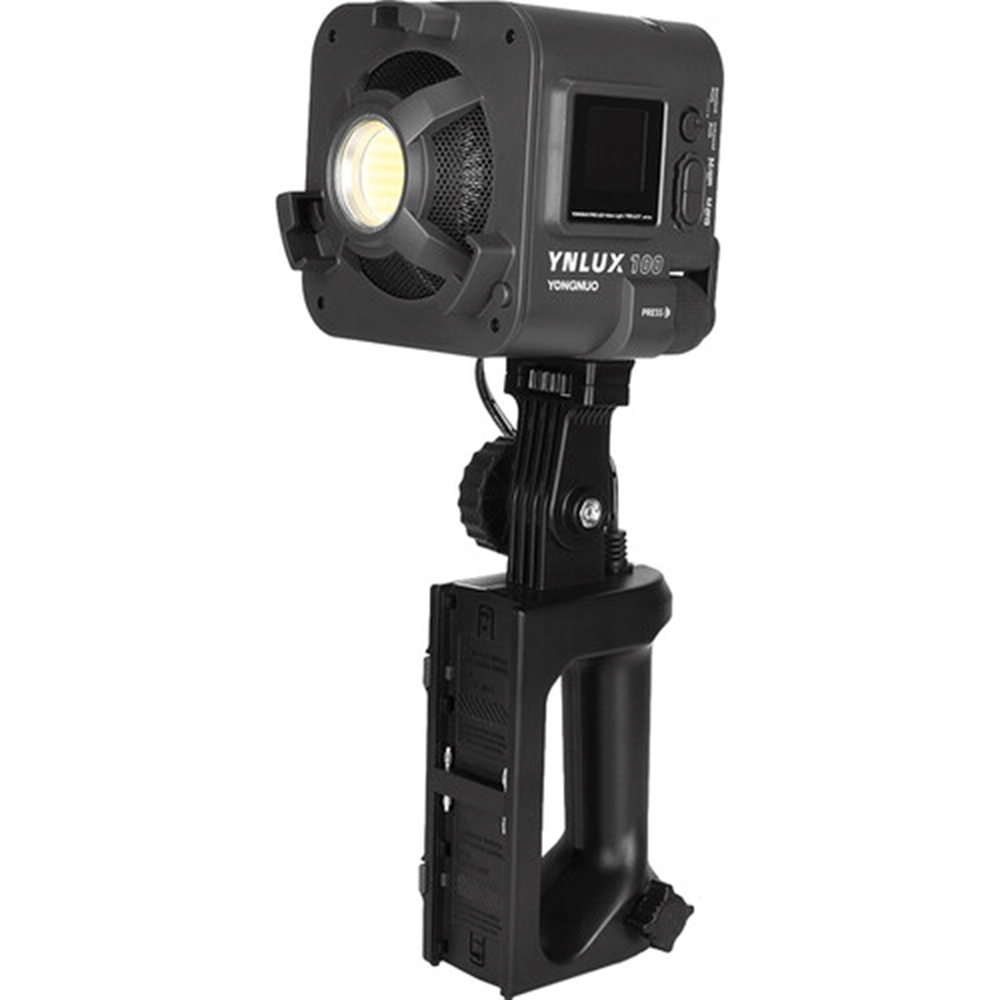 Yongnuo YNLUX100 100W 5600K COB LED Işık, Siyah Kasa (Kit)
