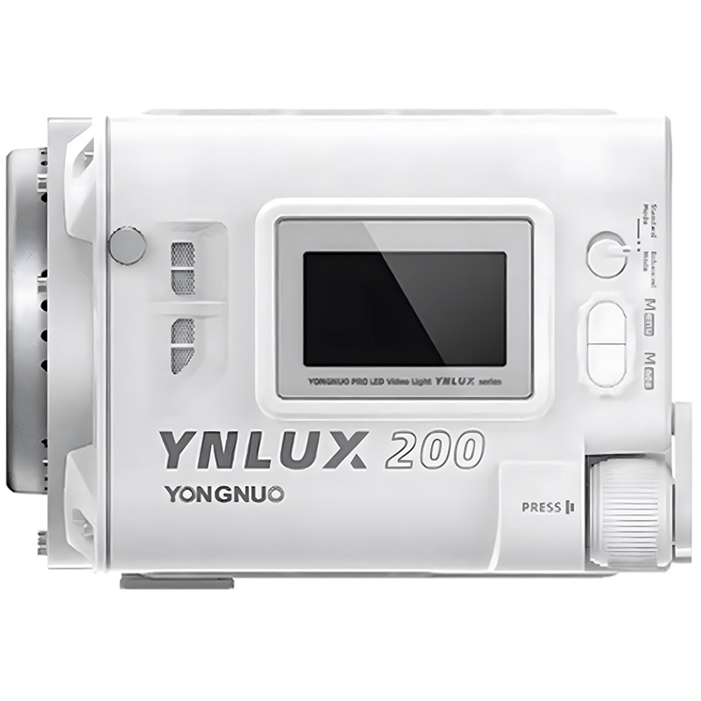 Yongnuo YNLUX200 5600K 200W COB Led Işık, Beyaz Kasa (Kit)