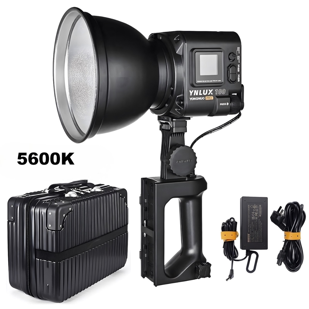 Yongnuo YNLUX100 Pro 5600K COB 120W LED Işık (Kit)