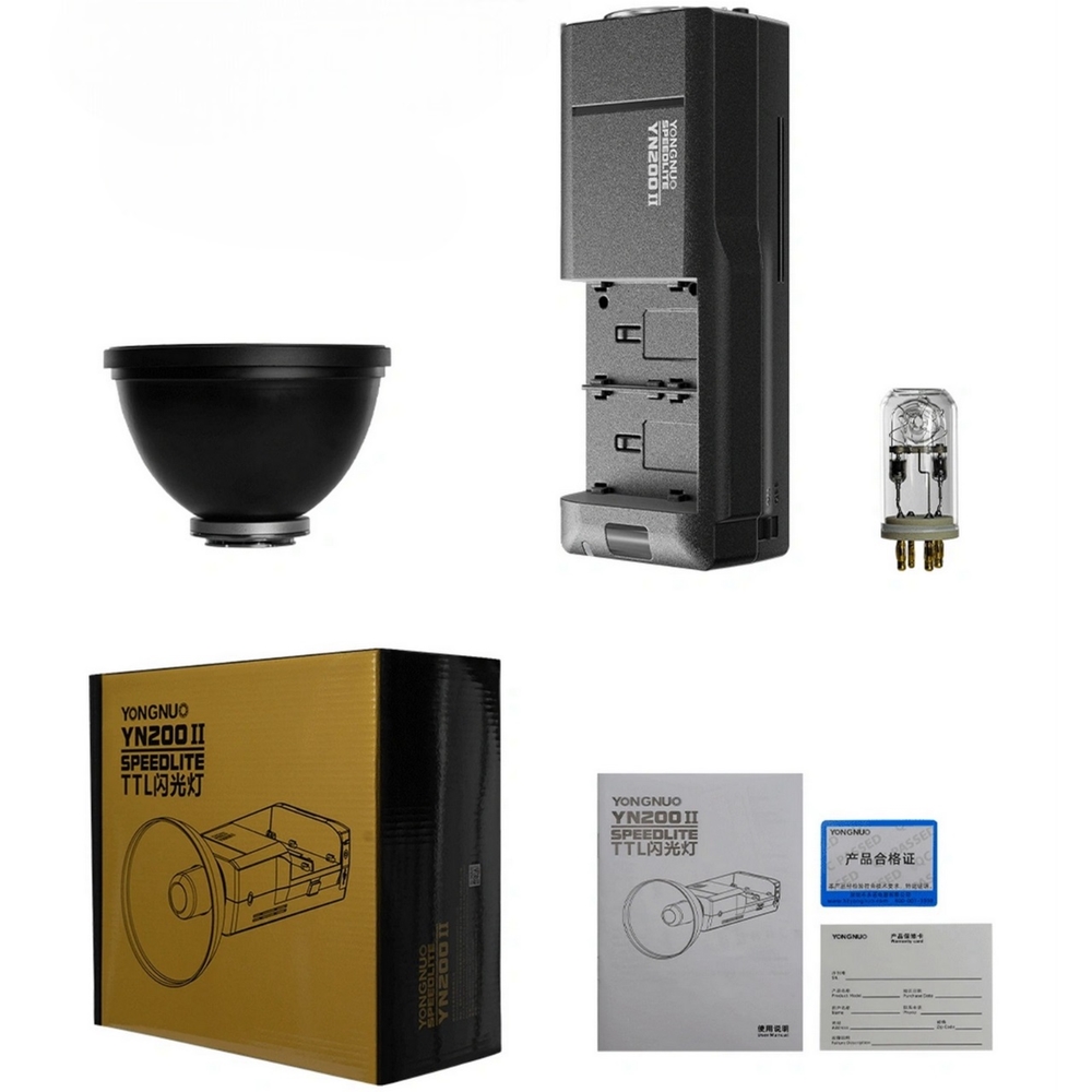 Yongnuo YN200-II 200W Kit TTL Taşınabilir Flaş