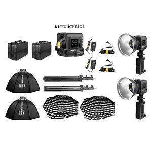 Yongnuo YNLUX100-RGB 120W 2'li LED Işık Seti