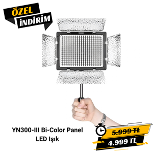 Yongnuo YN300-III Bi-Color 3200-5600K Led Işık