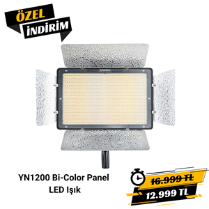 Yongnuo YN1200 Bi-Color 3200-5600 Kelvin Pro Led Işık