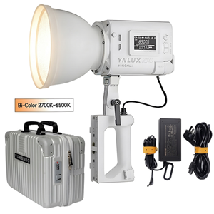 Yongnuo YNLUX200 2700-6500K Bi-Color 200W COB Led Işık, Beyaz Kasa (Kit)