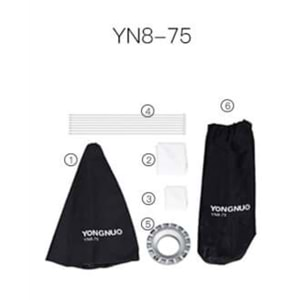 Yongnuo YN8-75 Sekizgen Bowens Mount Softbox 75cm