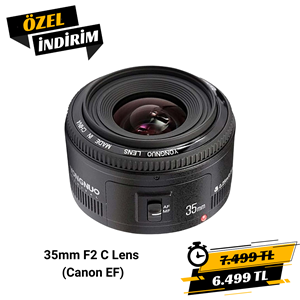 Yongnuo 35mm f/2 C Full Frame Otofokus Lens (Canon EF Mount)