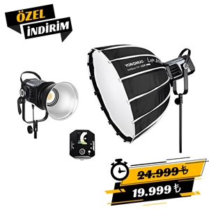 Yongnuo LUX160 Bi-Color 180W COB LED Video Işığı (Kit Versiyon)