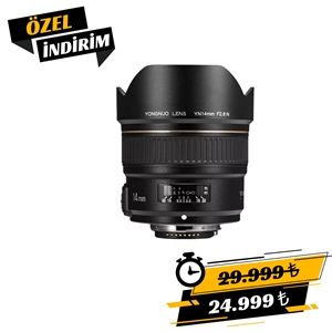 Yongnuo 14mm f/2.8 Full Frame Otofokus Geniş Açı Lens (Nikon F)