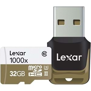 Lexar 32 GB 1000x UHS-II U3 4K Micro SD Hafıza Kartı 150mb/s