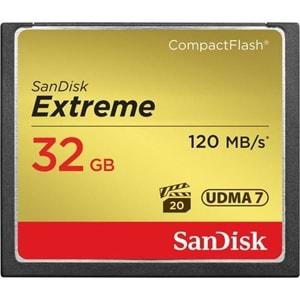 Sandisk Extreme 32 GB Compact Flash CF Hafıza Kartı 120mb/s