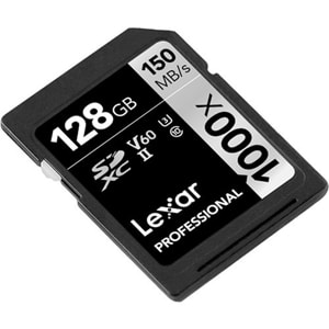 Lexar 128 GB 1000x U3 V60 4K SD Hafıza Kartı 150 Mb/s