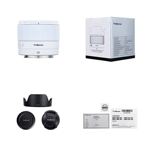 Yongnuo 50mm f/1.8S DA Lite APS-C Otofokus Lens (Sony E) Beyaz
