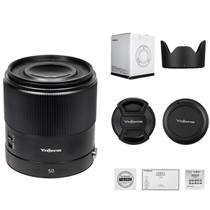 Yongnuo 50mm f/1.8R DF DSM Full Frame Otofokus Lens (Canon RF) Siyah