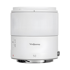 Yongnuo 50mm f/1.8R DF DSM Full Frame Otofokus Lens (Canon RF) Beyaz