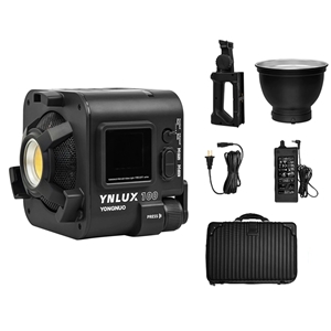 Yongnuo YNLUX100 100W 5600K COB LED Işık, Siyah Kasa (Kit)