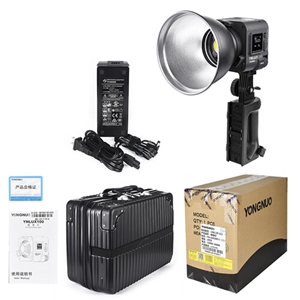 Yongnuo YNLUX100 100W 5600K COB LED Işık, Siyah Kasa (Kit)