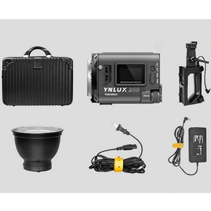 Yongnuo YNLUX200 5600K 200W COB Led Işık, Gri Kasa (Kit)