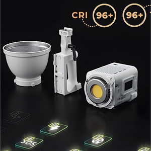 Yongnuo YNLUX200 5600K 200W COB Led Işık, Beyaz Kasa (Kit)