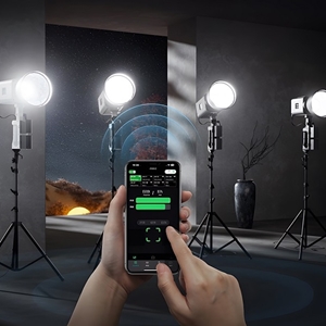 Yongnuo YNLUX200 5600K 200W COB Led Işık, Beyaz Kasa (Kit)