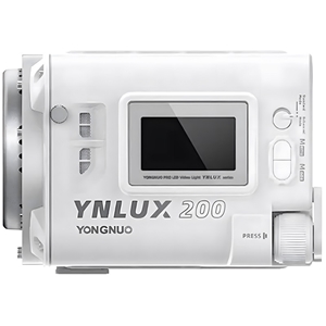 Yongnuo YNLUX200 5600K 200W COB Led Işık, Beyaz Kasa (Kit)