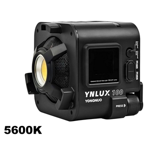 Yongnuo YNLUX100 5600K COB LED Işık, Siyah Kasa (Monolight)