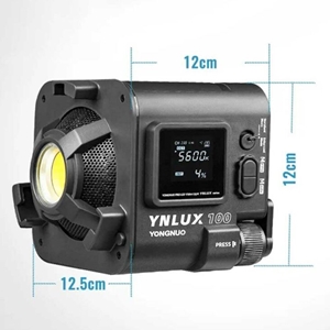 Yongnuo YNLUX100 5600K COB LED Işık, Siyah Kasa (Monolight)