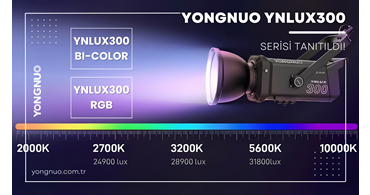 Yongnuo YNLUX300 Serisi Tanıtıldı !
