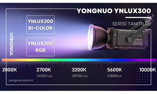Yongnuo YNLUX300 Serisi Tanıtıldı !