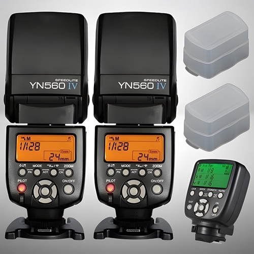 Yongnuo YN560-IV Nikon Uyumlu 2+1 Flaş Seti (YN560-TX)