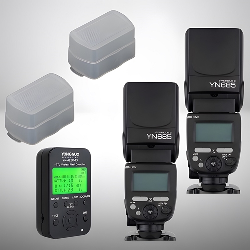 Yongnuo YN685N Nikon Uyumlu 2+1 Flaş Seti (YN622N-TX)